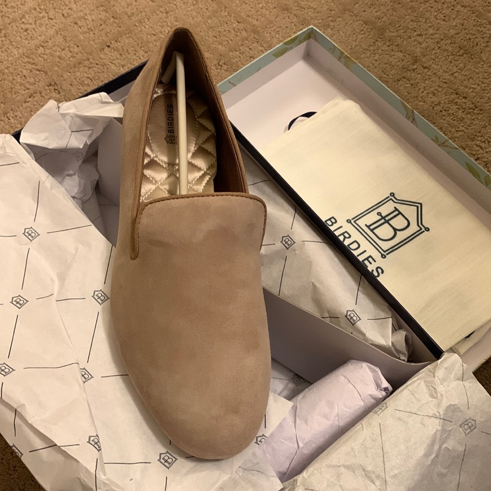 Birdies suede flats